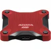 SSD externo ADATA SD620 1 TB, portátil USB 3.2 Gen 2 (Micro-USB B), velocidade de leitura 520 MB/s, velocidade de escrita 460 MB/s, resistente a choques, Vermelho