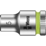 Wera 8790 HMA inserto de chave de caixa sextavada, 5 mm, acionamento de 1/4 in