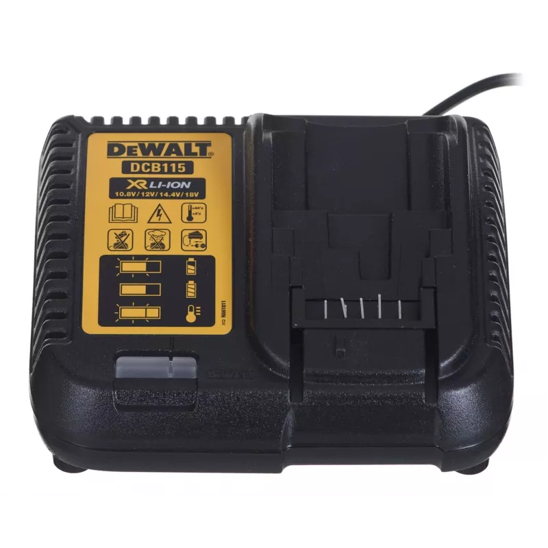 Motosserra DeWalt DCM565P1 — sem fios, lâmina 30 cm, bateria 5 Ah, depósito de óleo 0,12 L