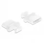 Tampa antipoeira USB Type-C DeLOCK 64094 branco 10 unid.