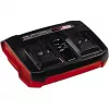Conjunto de carregador de bateria Einhell 2x 4.0Ah Twincharger AC LED
