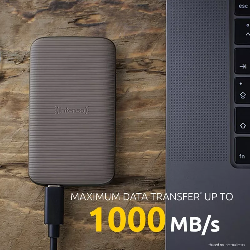 Disco SSD Intenso 500GB USB Type-C 3.2 Gen 2 castanho