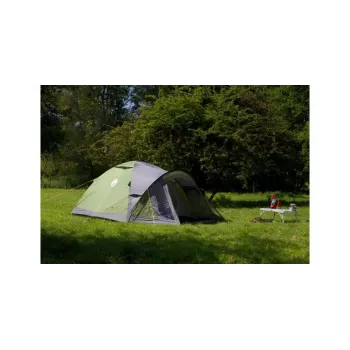 Tenda de cúpula Coleman Darwin 3+ 3 pessoas cinzento caqui estrutura rígida