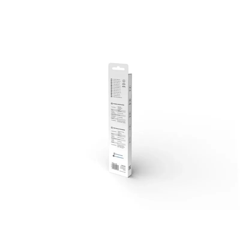 Cabo USB Savio CL-125 USB 2.0 1 m USB A USB C branco