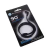 Cabo SATA III SilverStone 50 cm angular / reto - revestido preto