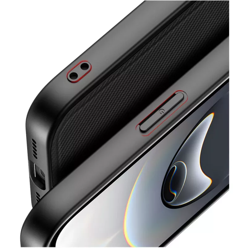 Capa Nevox 2499 para telemóvel preta para iPhone 16e 15,5 cm