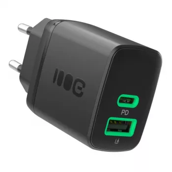 Carregador Green Cell PowerSource Duo30 – 1× USB-A, 1× USB-C, 3A
