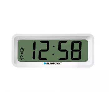 Despertador BLAUPUNKT CL04WH relógio multifunções, branco — termómetro, calendário, função soneca, 88×37×21 mm