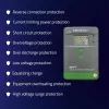 Controlador de carga solar MPPT QOLTEC 40A 12V/24V com ecrã LCD