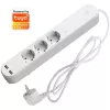 Régua de tomadas inteligente Denver SHP-310U 3 tomadas AC tipo F 3680 W