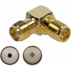 Adaptador de cabo DeLOCK 89953 SMA RP-SMA dourado