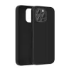 Capa protetora de silicone Vention KUFB0-40 para iPhone 15 Pro Max — capa preta com toque suave