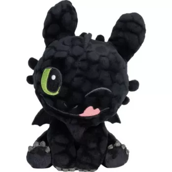 Dragons: Toothless, feliz, peluche 18 cm