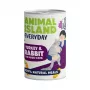 Alimento húmido Animal Island Everyday – Peru e coelho, 400 g, para gatos adultos, sem cereais e sem soja