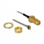 Cabo coaxial DeLOCK 89919 1 m SMA MHF I preto cinzento