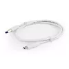Cabo de dados USB Gembird USB A para USB C 1 m, USB 3.2 Gen 1, branco