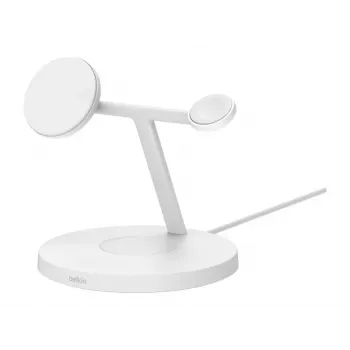 Belkin BoostCharge Pro auscultadores, smartphone, smartwatch branco USB carregamento sem fios carregamento rápido interior