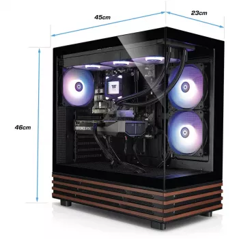 FTW A-Line LCS 5060Ti D5, PC Gaming preto/transparente, Windows 11 Home