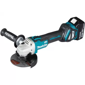 Rebarbadora sem fio DGA511RTJ 18Volt azul preto 2x Li-Ion 5,0Ah em MAKPAC tamanho 2
