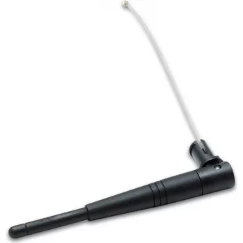 MikroTik ACSWI - 4 dBi - 2.4 - 5.8 GHz - Antena omnidirecional - U.FL - Preto - 1 unid.