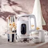 Chaleira elétrica Adler AD 1305WG — 1,7 l, 2200 W, vidro/plástico, branco/dourado/transparente