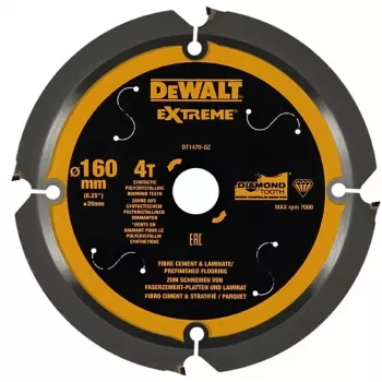 Disco de corte para laminado e placas de cimento DeWalt DT1470 160x20 mm 40T