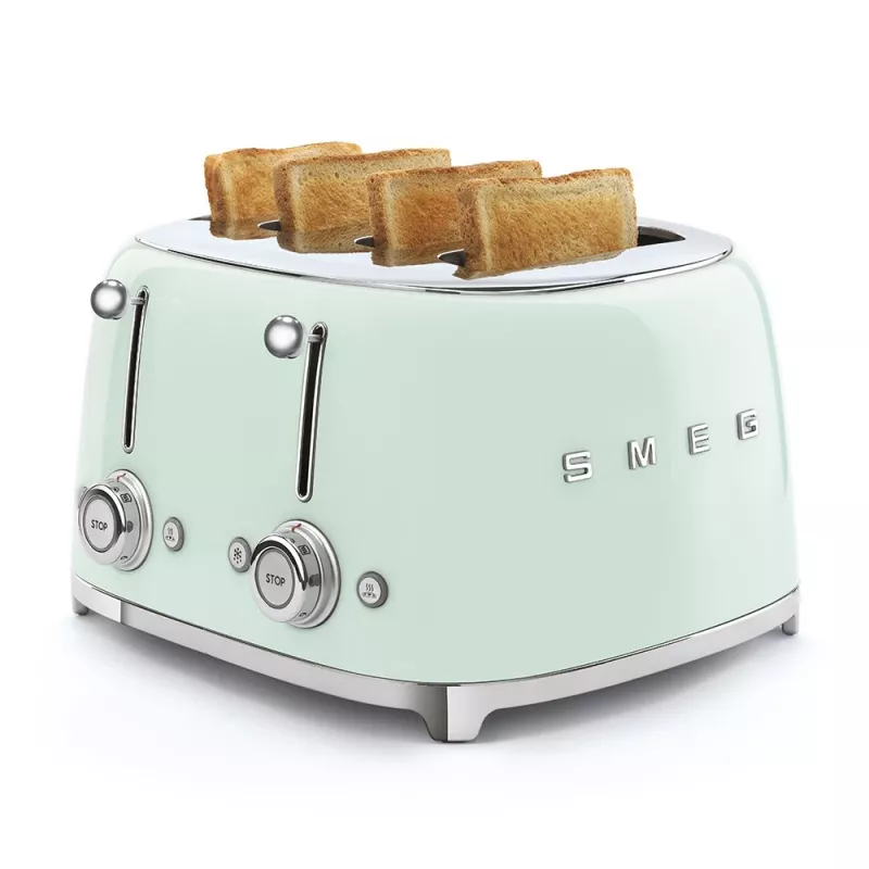 Torradeira SMEG (TSF03PGEU) verde-pastel