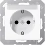 Tomada tipo F Jung A 1520 BFNA WW, 16 A 250 V, branco, termoplástico