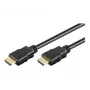 Wentronic goobay Series 2.0 - Highspeed - Cabo HDMI com Ethernet - HDMI macho para HDMI macho - 15 m - Isolamento duplo - preto - 4K Ultra HD s