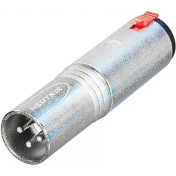 Neutrik NA3MJ - Adaptador de áudio - XLR3 macho para ficha estéreo fêmea