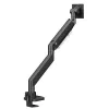 Suporte de monitor de braço duplo Maclean MC-968 com mola a gás 17-57 27 kg carga pesada estável totalmente articulado suporte VESA máx. 200x200