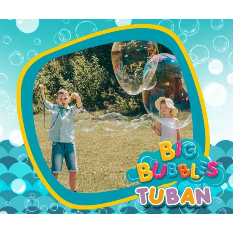 Líquido para bolas de sabão TUBAN 5 l TU3603 – solução de bolas de sabão para brinquedos e máquinas de bolas de sabão
