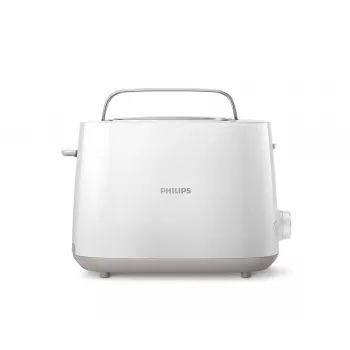 Torradeira Philips Daily Collection HD2581/00 — 2 fatias, 830 W, 8 níveis de tostagem, branco