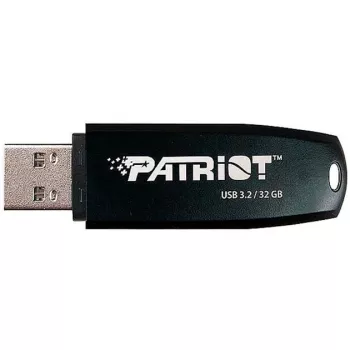 Pen USB PATRIOT 32 GB USB Type-A 3.2 Gen 1 preto, 80 MB/s, porta-chaves