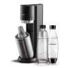 Máquina de soda SodaStream DUO preto aço inoxidável