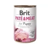 Comida húmida Brit Paté & Meat Puppy Frango 400 g — paté húmido para cachorros, sem cereais, 75 % de humidade, 11,5 % de proteína