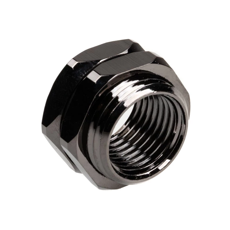 XSPC G1/4 Conector passa-divisória para caixa, Cromado preto
