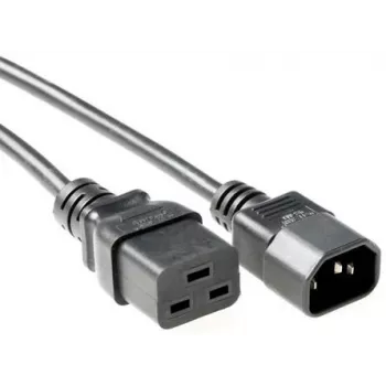 Microconnect PE0191430 cabo de alimentação preto 3 m conector fêmea C19 conector fêmea C14