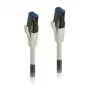 Cabo de patch RJ45 - CAT6A 500 MHz - 0,15 m - branco - S-STP(S/FTP) - TPE/LSZH(Superflex) - AWG26 - Syner