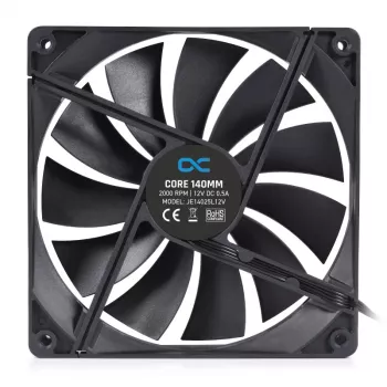 Ventoinha Alphacool 24853 14 cm preta 2000 RPM hidráulica