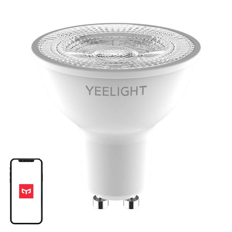 Yeelight W1 GU10 lâmpada inteligente regulável, 4 unidades