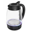 Lafe Essential XL CEG016 chaleira elétrica de vidro, 2 l, 2200 W, preta