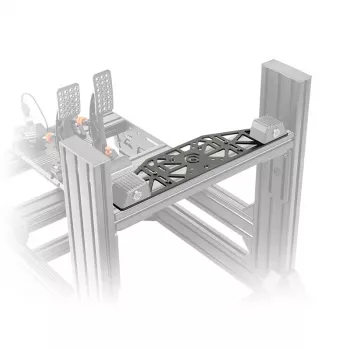 Suporte de montagem Asetek SimSports 460×120×5 mm, aço, preto