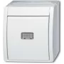 BUSCH JAEGER 2601/6 WGL-54 - 1P - Branco - 250 V - 10 A - 74 mm - 55 mm