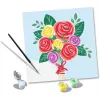 Conjunto de pintura Ravensburger CreArt – Ramo de rosas, conjunto de pintar por números (modelo 25520)