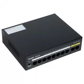 Switch RUIJIE RG-ES110F-P 8 portas 10/100Mbps PoE+ 110W