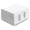 Patch panel DELOCK 6 portas para SC simplex ou LC duplex, cinzento metal, montagem em calha DIN