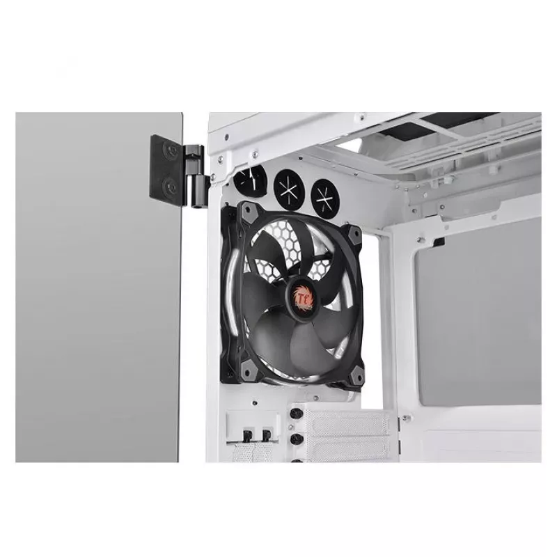 Caixa View 71 Riing Tempered Glass E-ATX Full Tower - Snow Edition