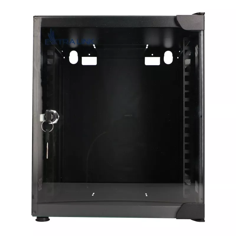EXTRALINK LITE 6U 10 280X310 Armário de rack de parede preto