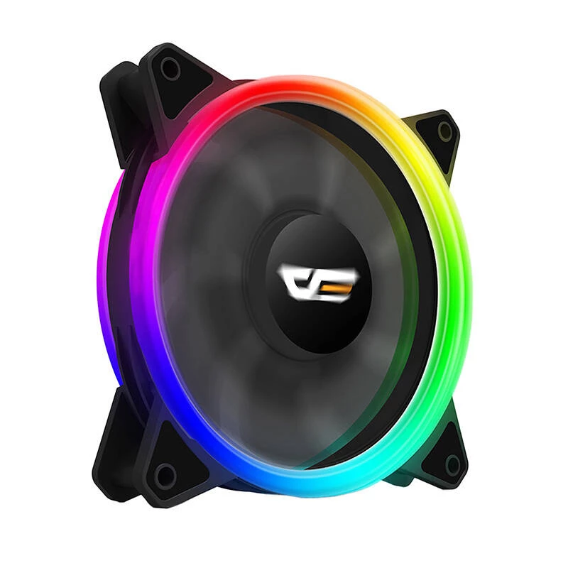Ventoinha darkFlash DR12 PRO 12 cm preto 1200 rpm rolamento hidráulico